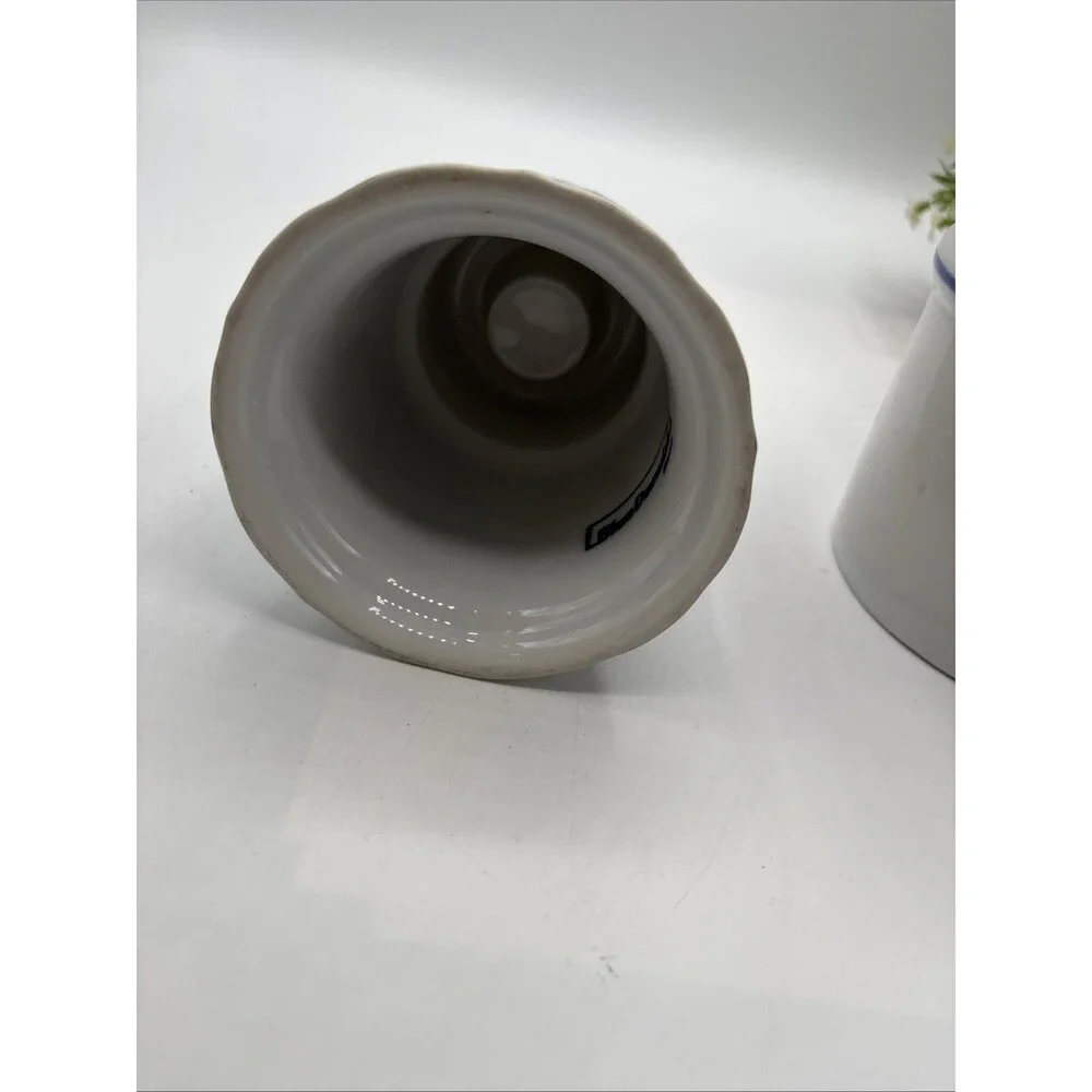 Blue Danube Blue white Porcelain Candle Stick Holder Replacement 4 3/4